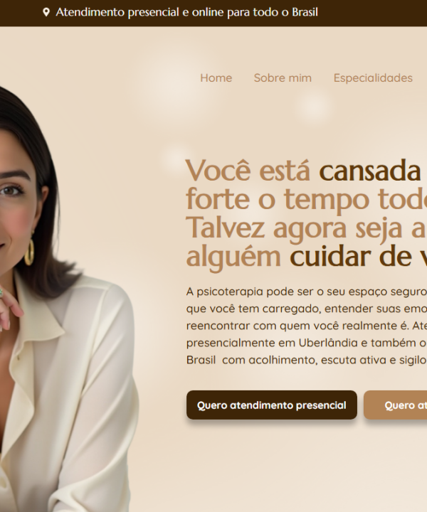 Landing Page Psicóloga