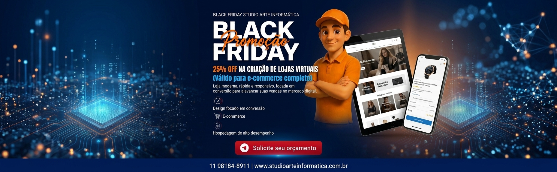 Criação de lojas virtuais